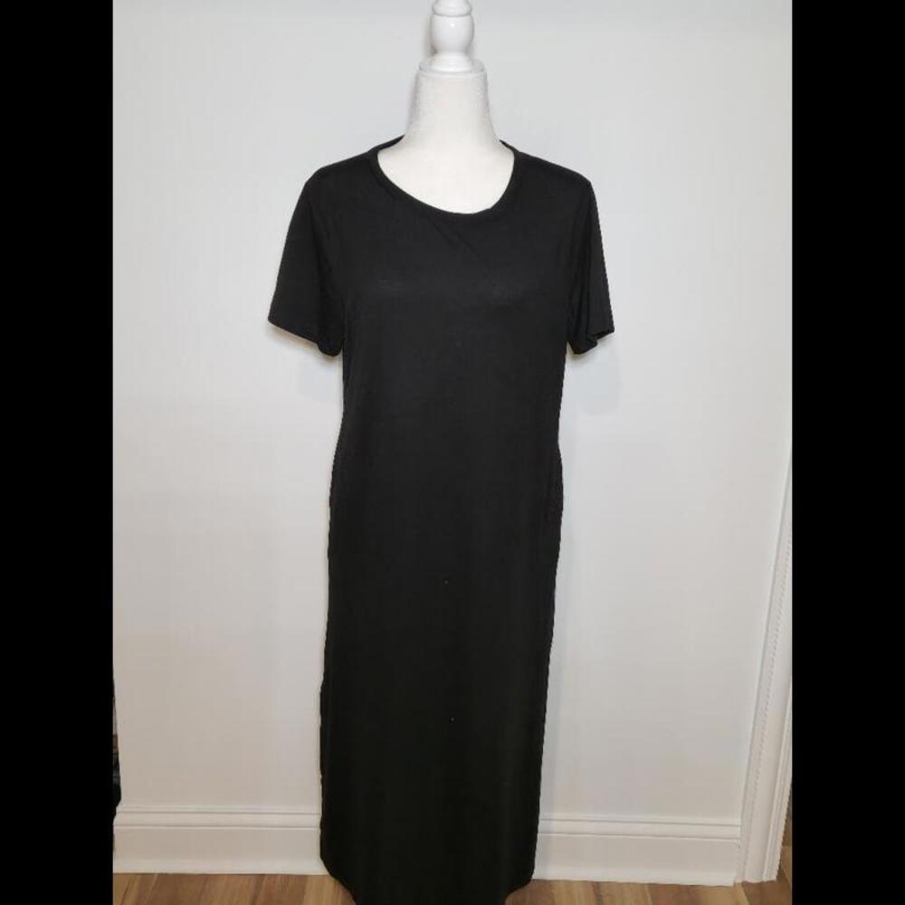 Naggoo Women Black Casual Dress L